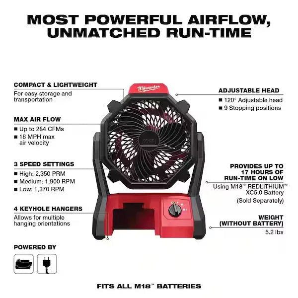🏃‍Anniversary Sale⚡M18 18-Volt Lithium-Ion Cordless Combo Tool Kit (16-Tool)