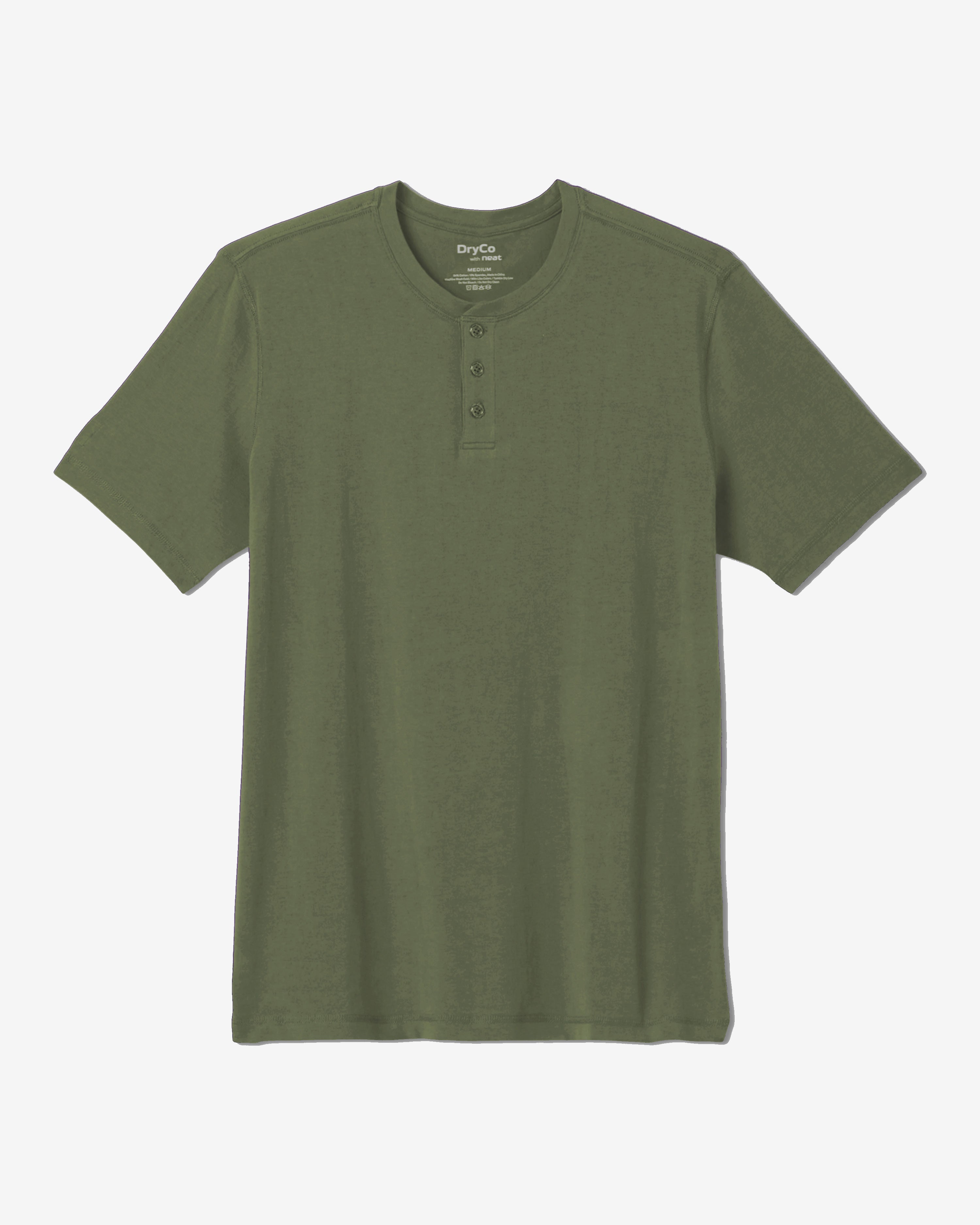 Sweat Defender Henley - Green