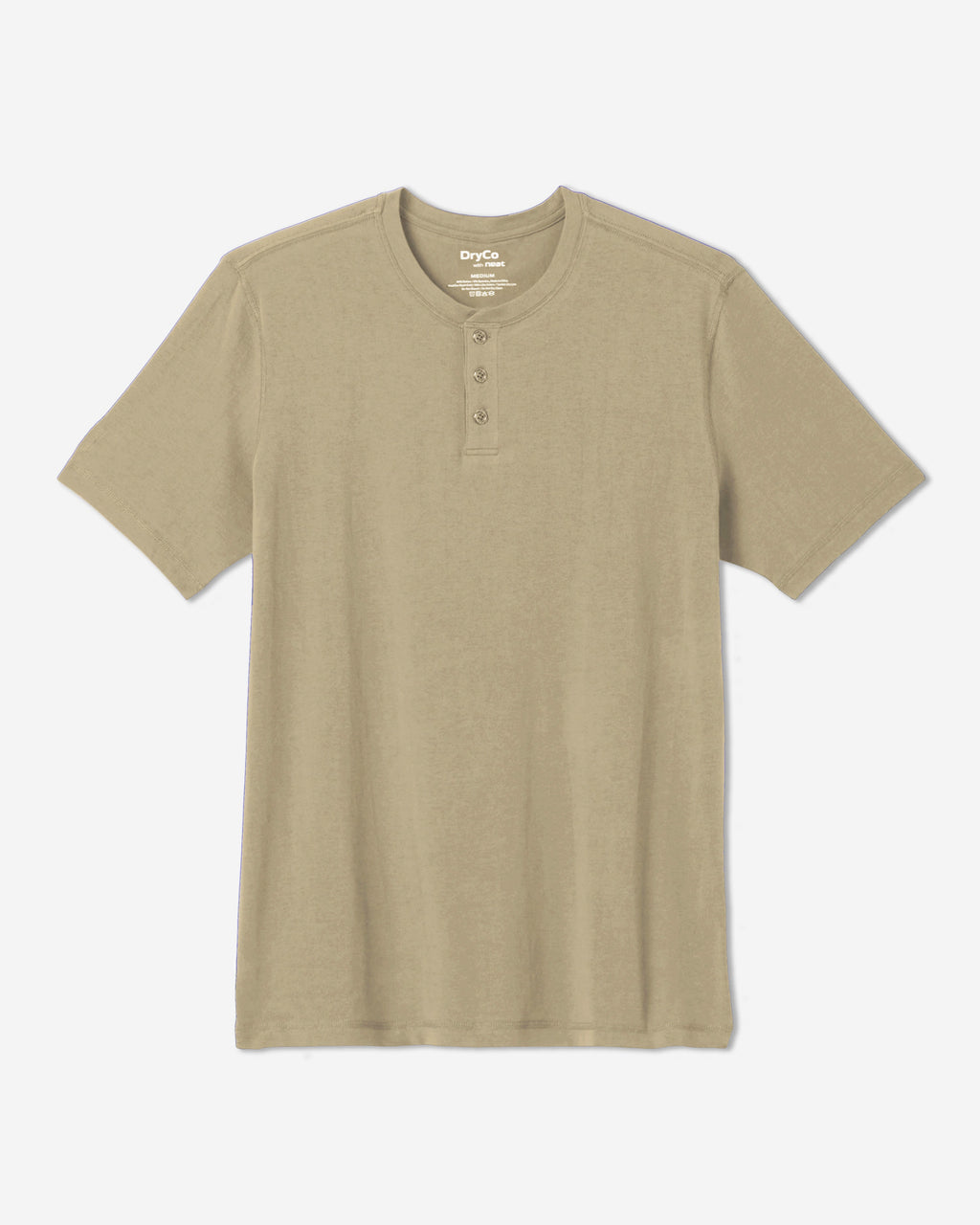Sweat Defender Henley - Smokey Taupe