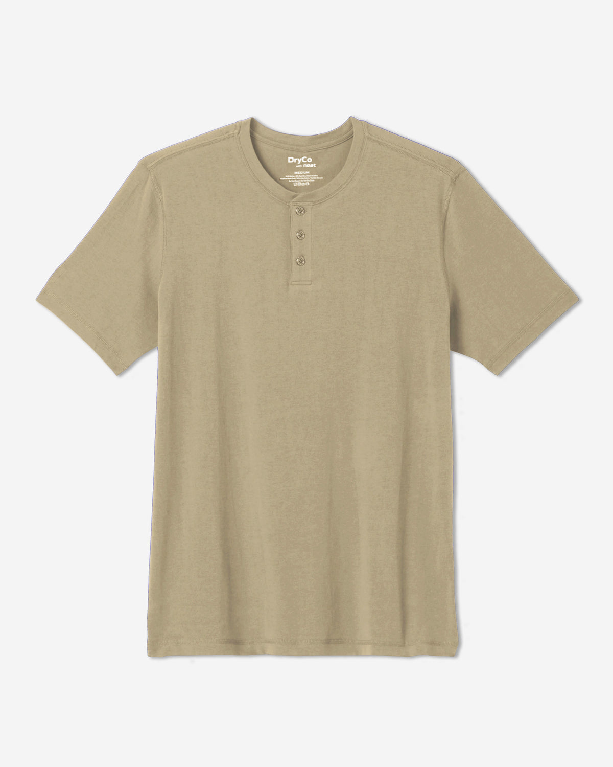 Sweat Defender Henley - Smokey Taupe