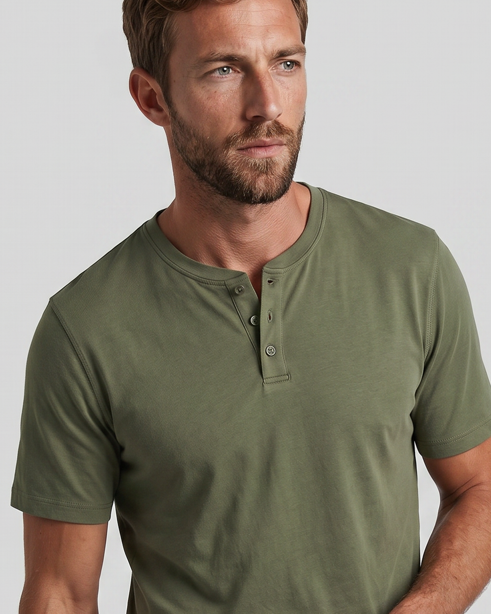 Sweat Defender Henley - Green