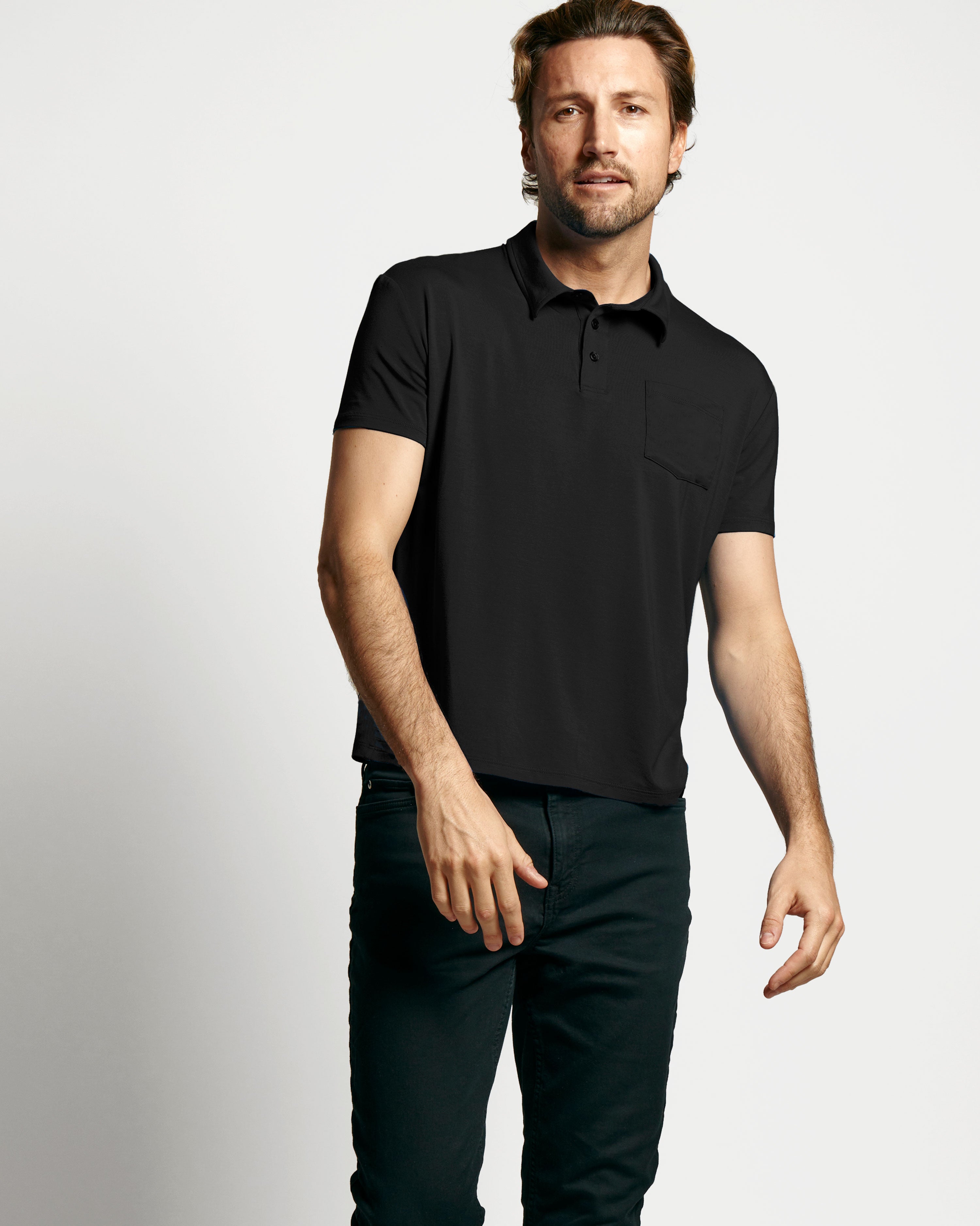 No Show Polo - Black