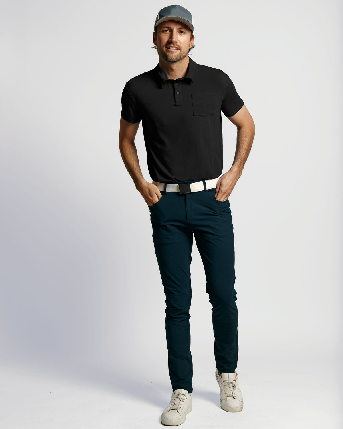 No Show Polo - Black