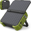 Portable Power Station with Built-in Solar Panel